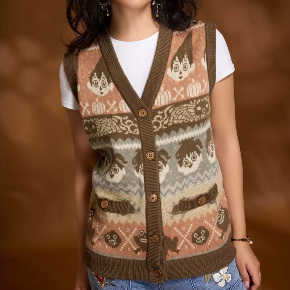 Over The Garden Wall Wirt & Greg Fair Isle‎ Sweater Vest Hot Topic